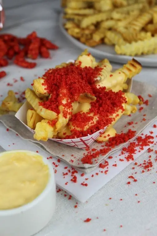 Cheetos-Topped Chili Cheese Fries