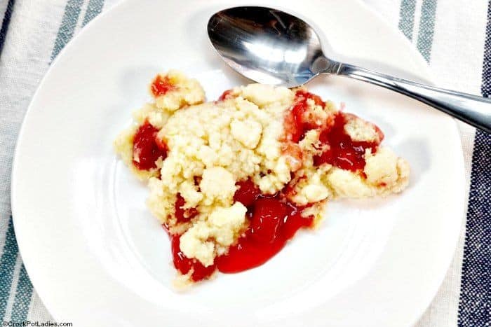 Cherry Almond Crockpot Cake