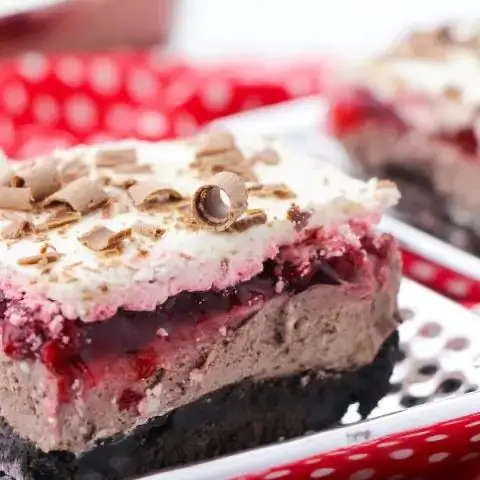 Cherry Almond Dessert Lasagna
