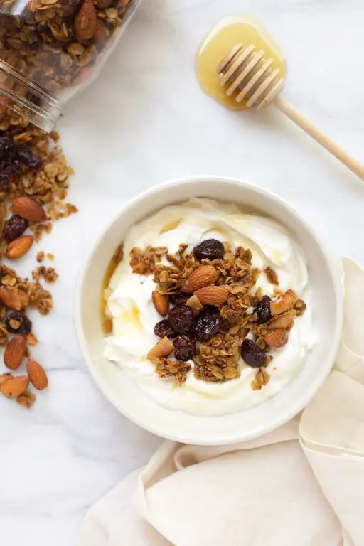 Cherry Almond Granola Clusters