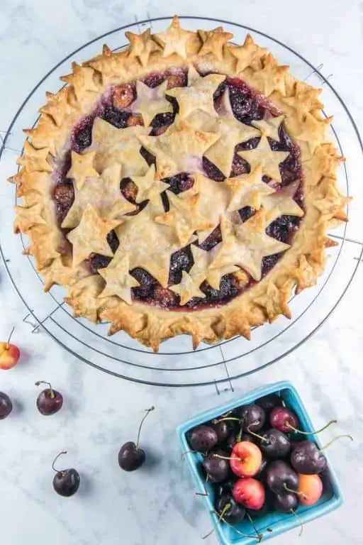 Cherry Almond Single Crust Pie