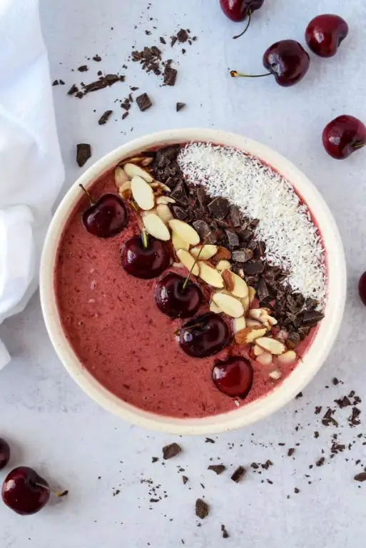 Cherry Almond Smoothie Bowl