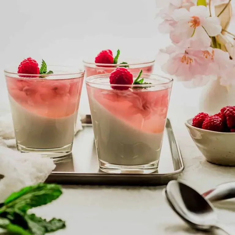 Cherry Blossom Panna Cotta