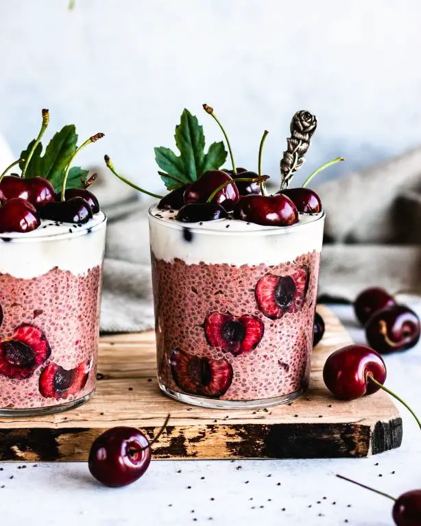 Cherry Chia Pudding