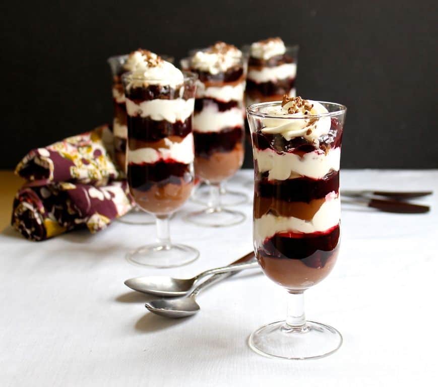 Cherry Chocolate Chip Parfait