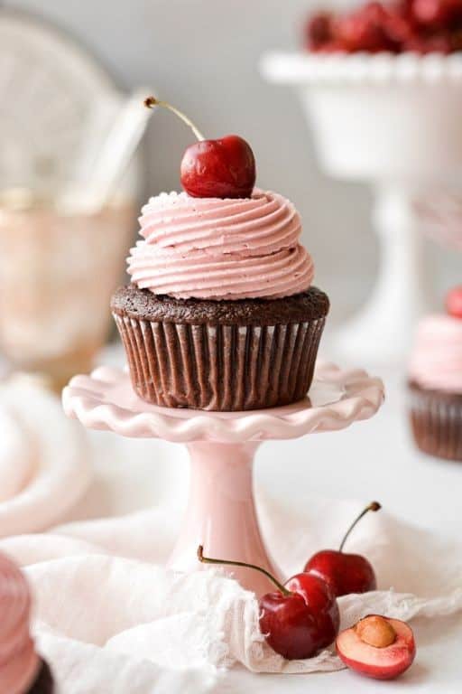 Cherry Chocolate Cupcakes