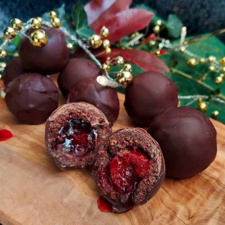 Cherry Chocolate Truffles