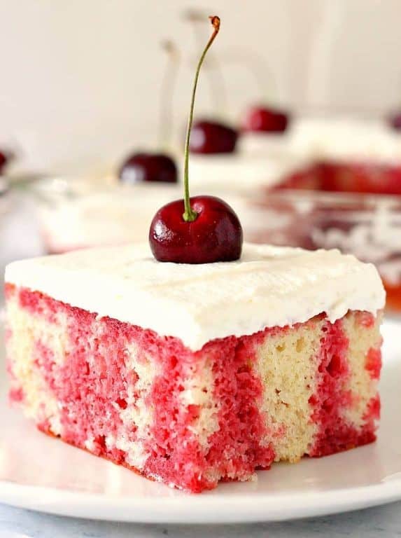 Cherry Jello Cool Whip Cake