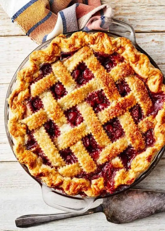 Cherry Pie with a Buttery Crust