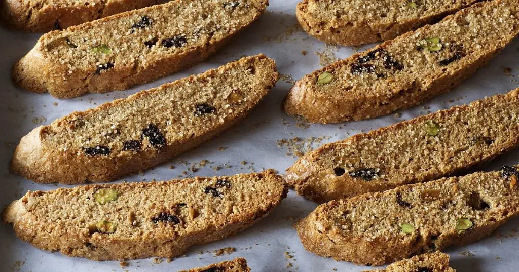 Cherry Pistachio Biscotti