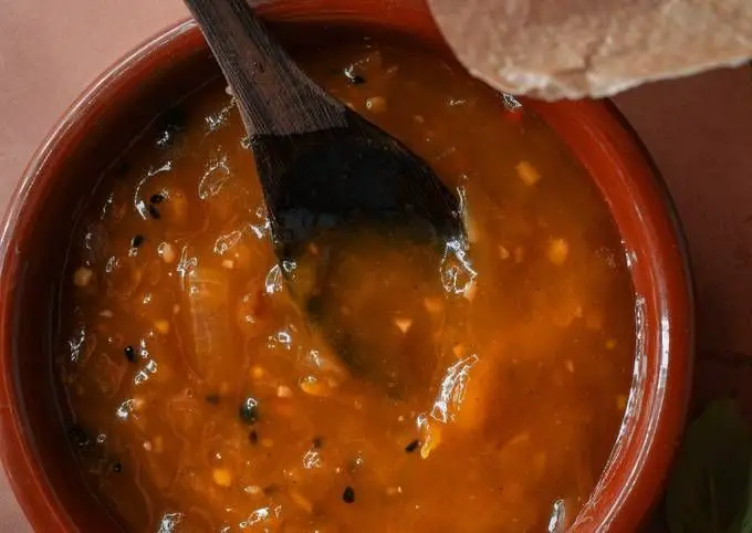 Cherry Plum Chutney with Spices