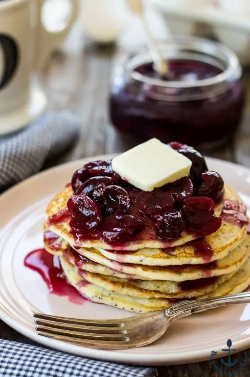 Cherry Plum Compote for Pancakes