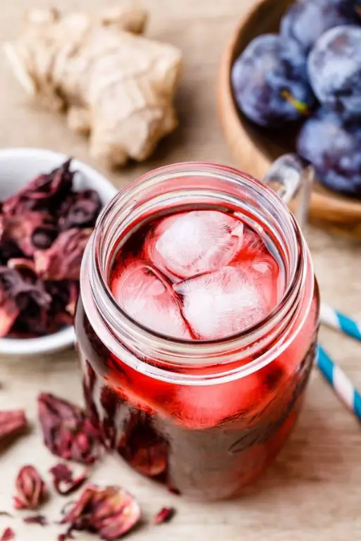 Cherry Plum and Ginger Tea