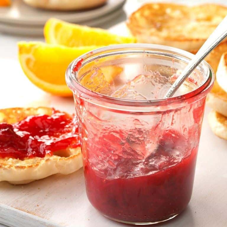 Cherry Rhubarb Jelly with Almond Extract