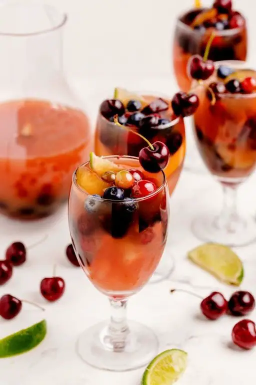 Cherry Sangria with Citrus