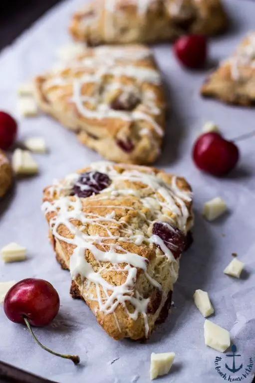 Cherry Vanilla Scones