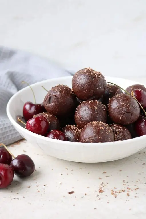 Cherry and Dark Chocolate Energy Bites