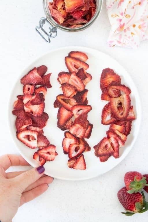 Chewy Dehydrated Strawberry Slices