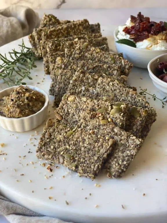 Chia Seed Crackers with Herbs
