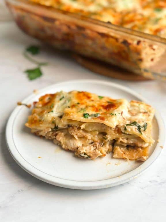Chicken Alfredo Lasagna with Kitchen Aid
