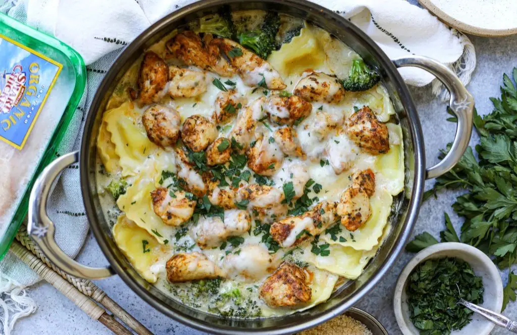 Chicken Alfredo Rana Pasta Bake