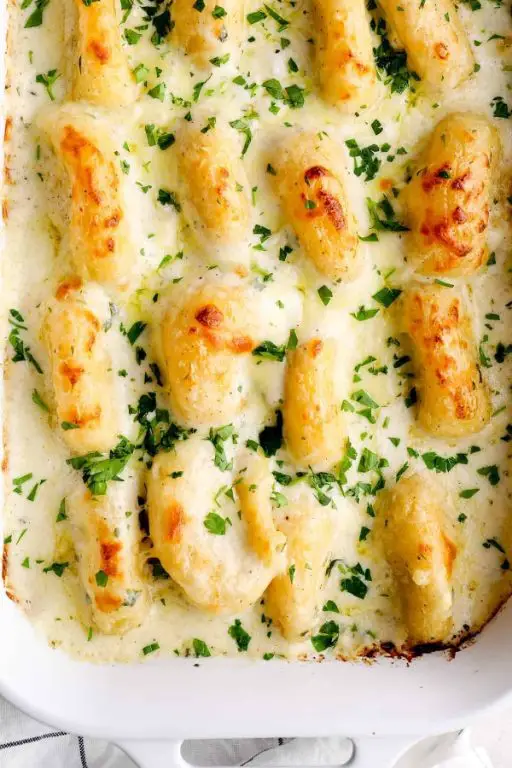 Chicken Alfredo Stuffed Shells