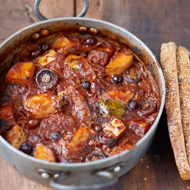 Chicken Cacciatore with Sweet Potatoes