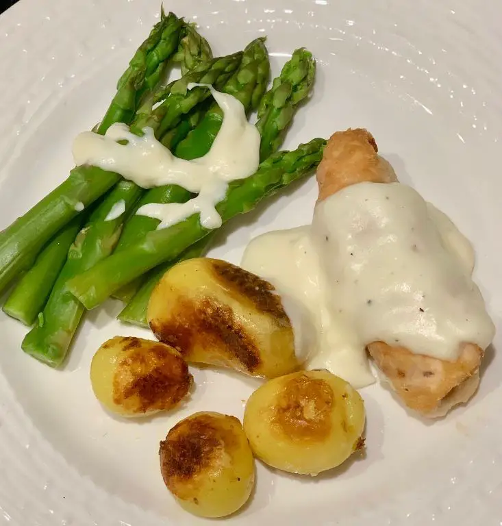 Chicken Cordon Bleu with Béchamel Sauce