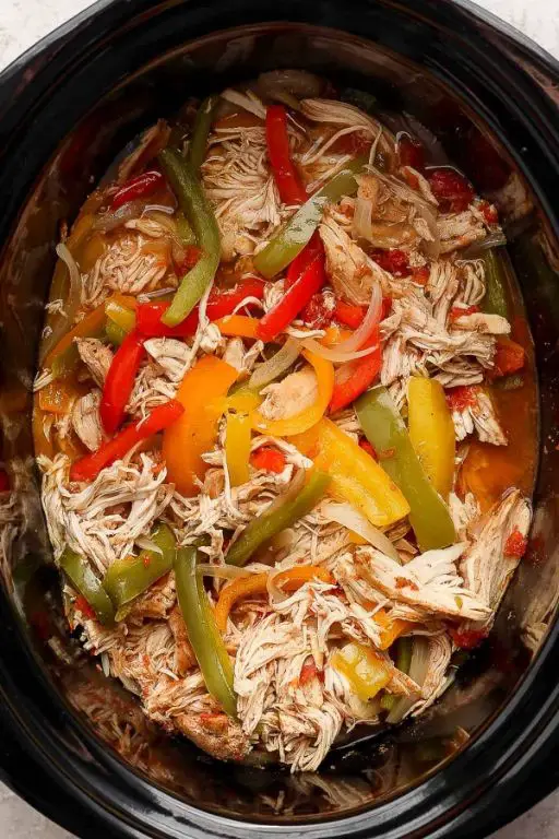 Chicken Fajita Dip Slow Cooker Recipe