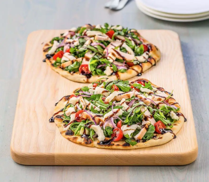 Chicken Milanese Pizza with Fresh Mozzarella