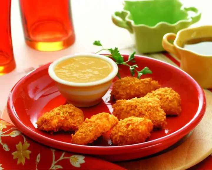 Chicken Nuggets with Honey Mustard Dip