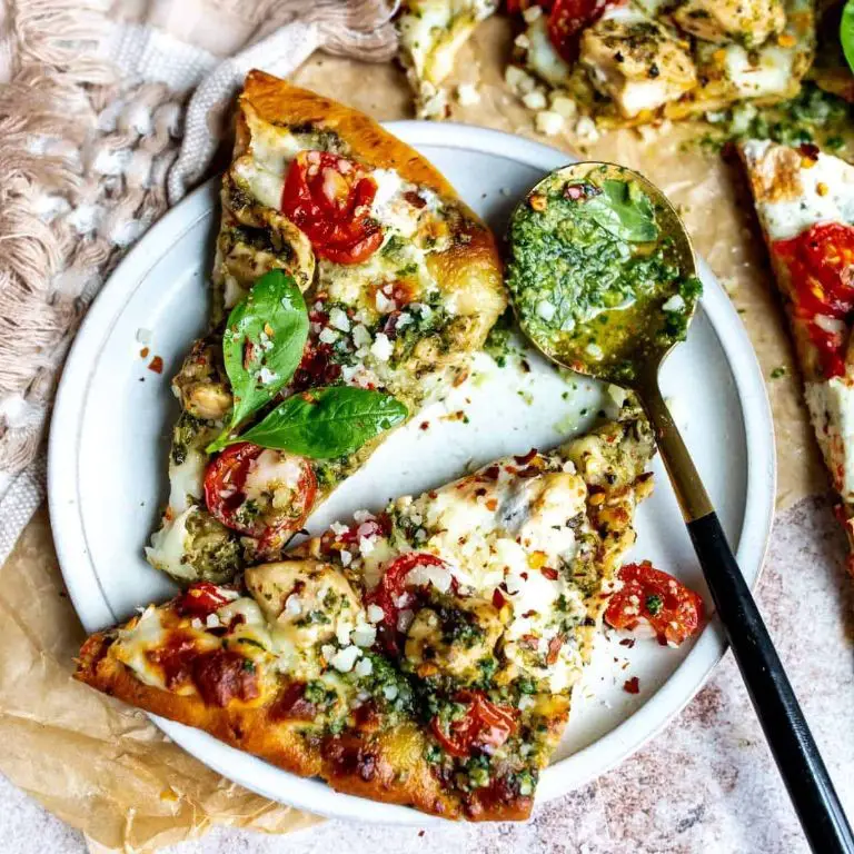 Chicken Pesto Flatbread