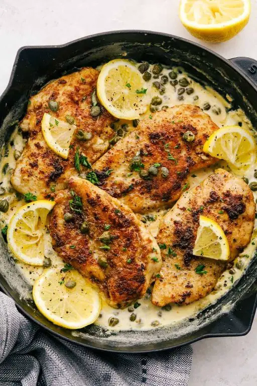 Chicken Piccata with Lemon Sauce
