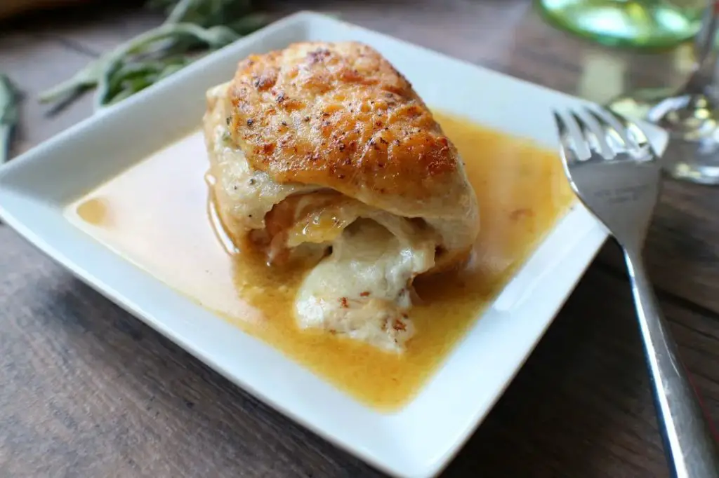 Chicken Saltimbocca Stuffed with Ricotta