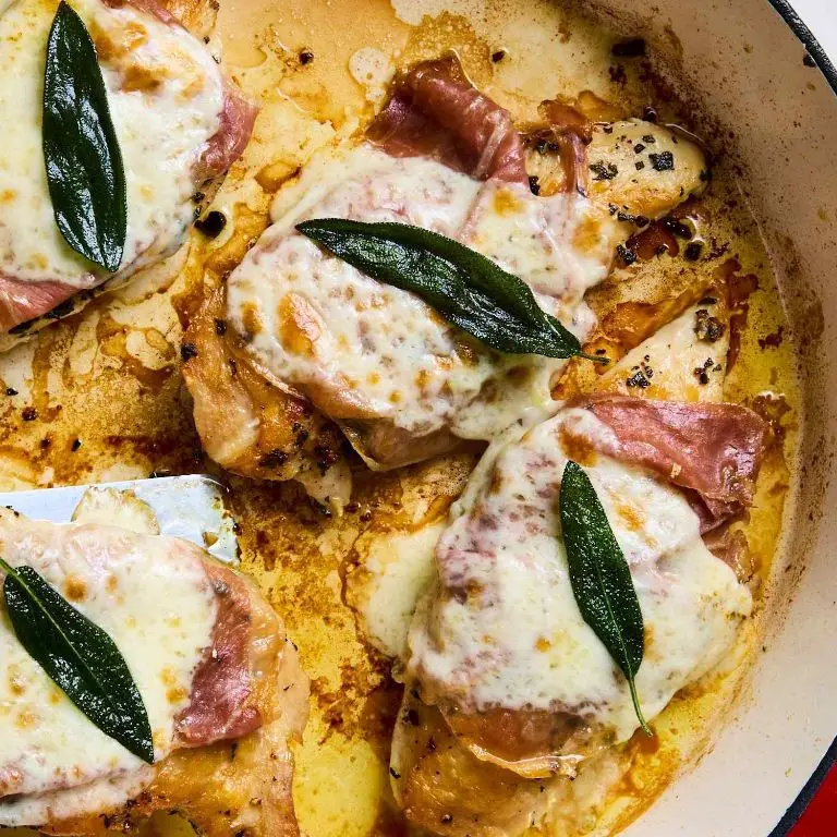 Chicken Saltimbocca with Creamy Parmesan Sauce