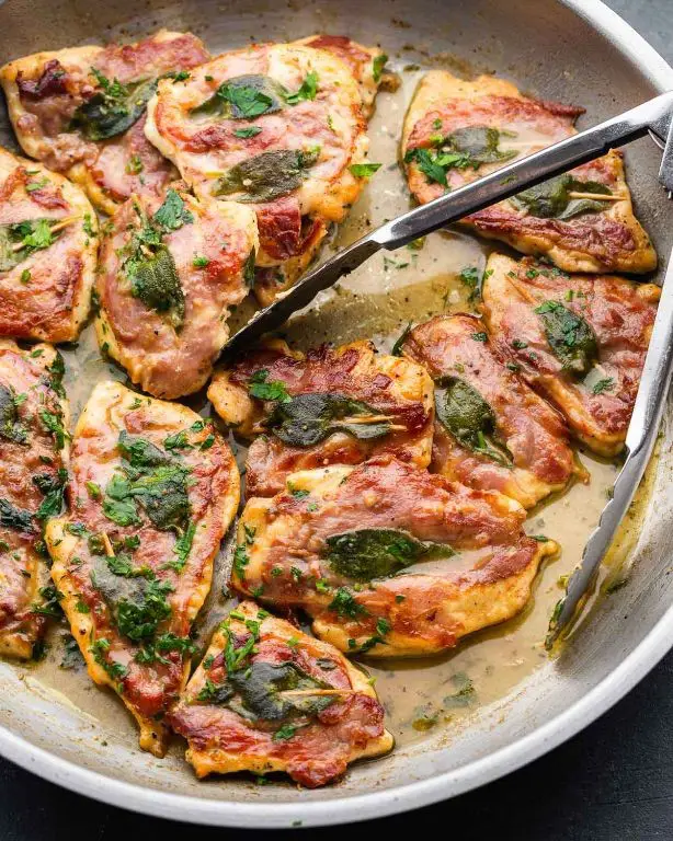 Chicken Saltimbocca with Sage and Prosciutto