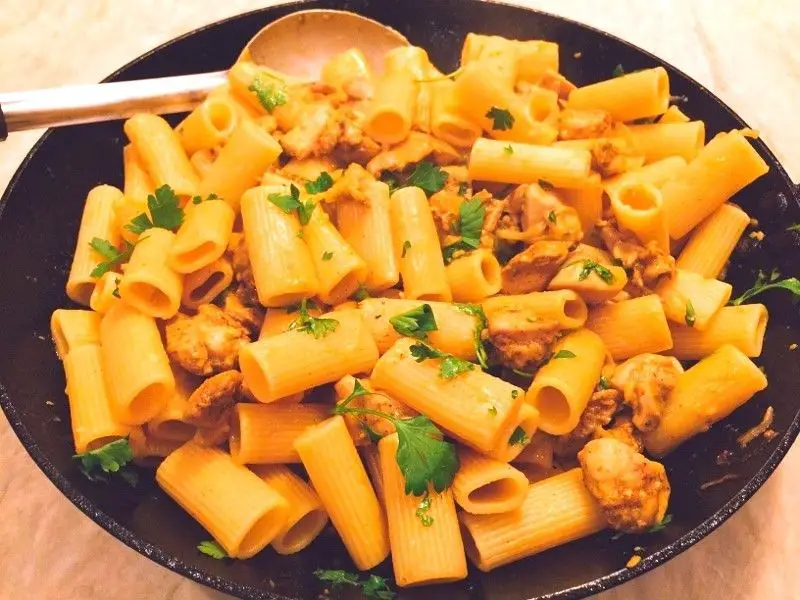 Chicken Shawarma Pasta Bake