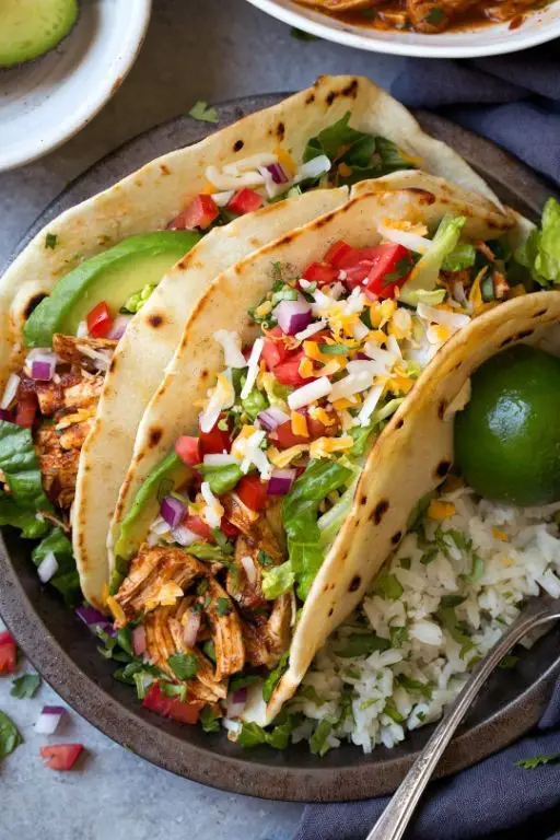 Chicken Tacos with Fresh Salsa
