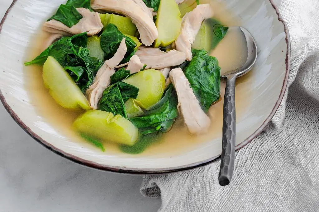 Chicken Tinola with Chayote and Ginger