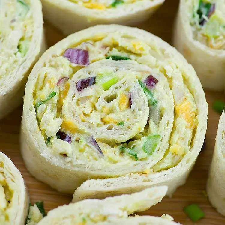 Chicken and Avocado Roll-Ups