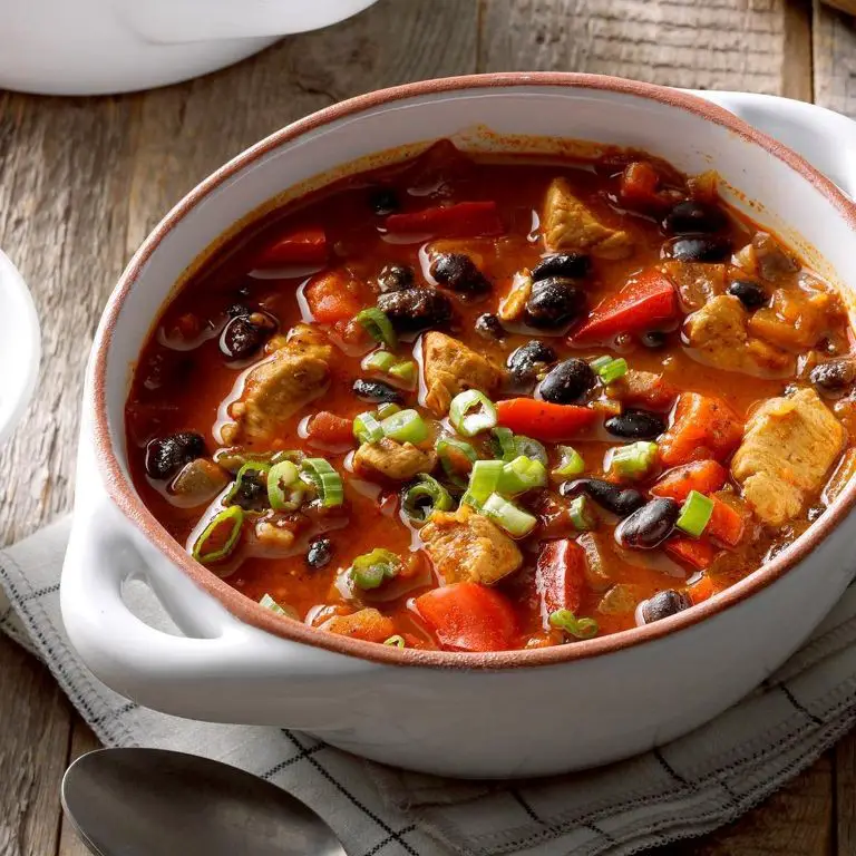Chicken and Black Bean Chili