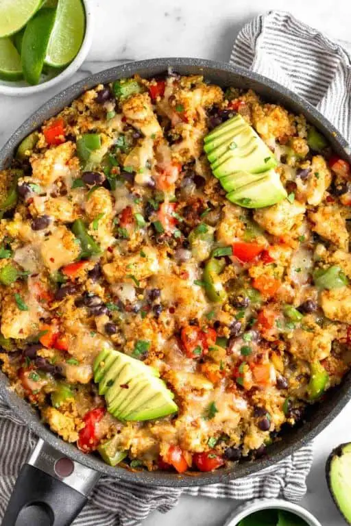 Chicken and Black Bean Skillet with Quinoa