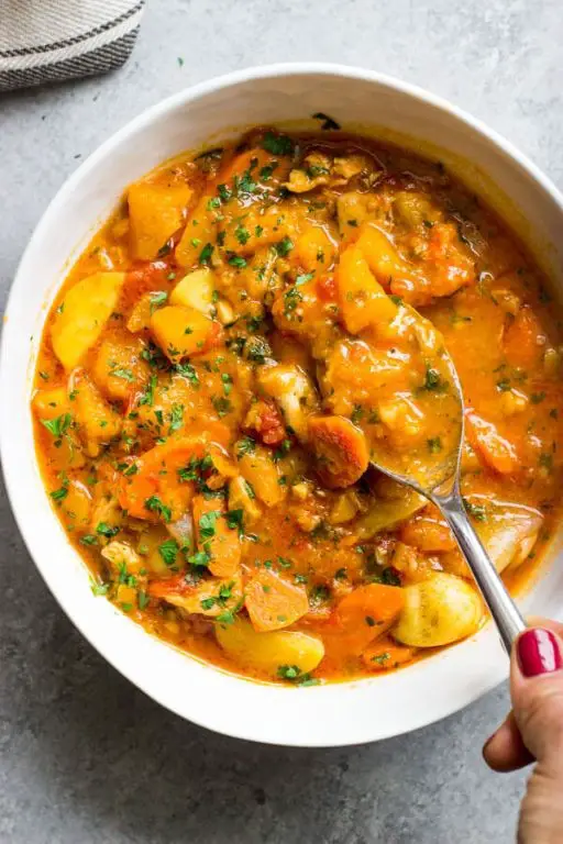 Chicken and Butternut Squash Stew