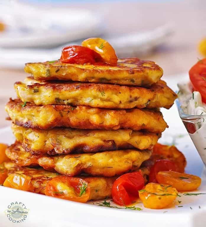 Chicken and Carrot Fritters