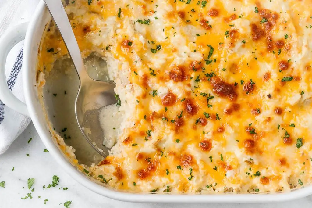 Chicken and Cauliflower Rice Casserole