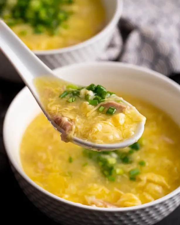 Chicken and Egg Drop Soup