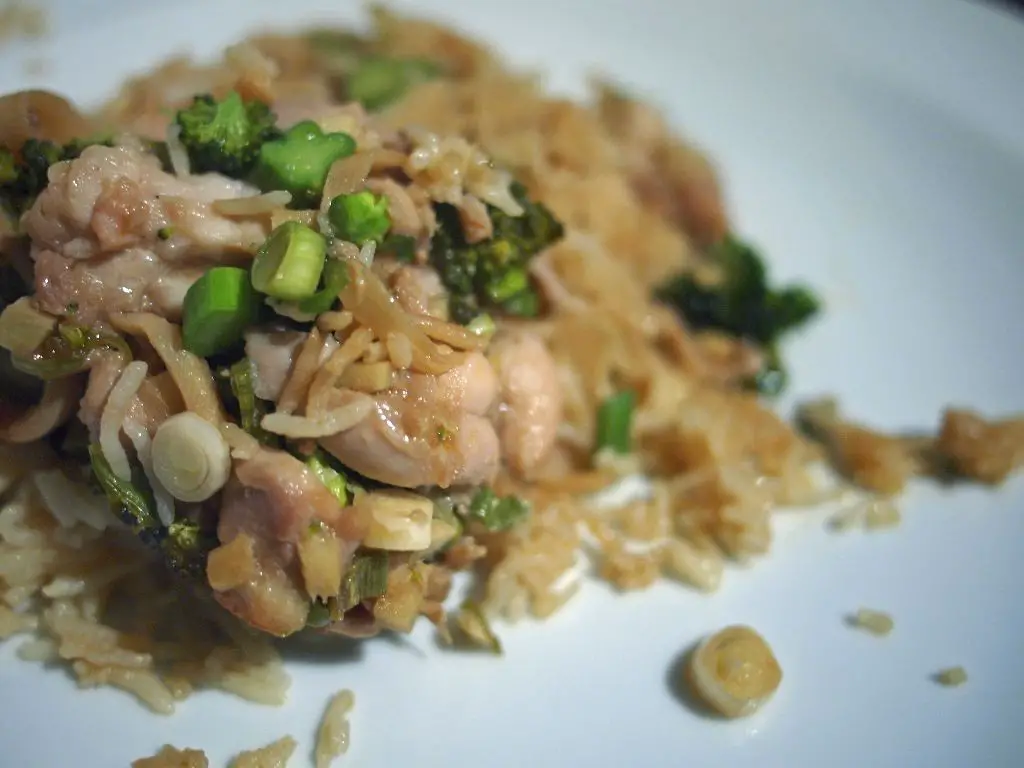 Chicken and Ginger Steamed Rice
