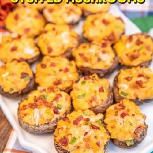 Chicken and Hash Brown Stuffed Mushrooms