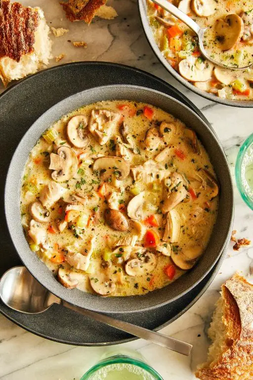 Chicken and Mushroom Cream Soup