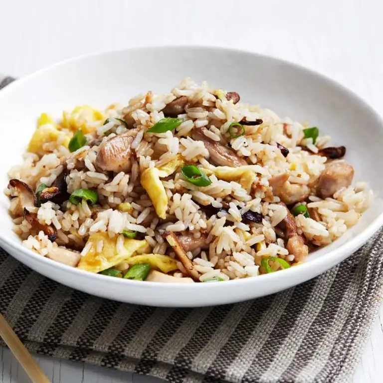 Chicken and Mushroom Fried Rice